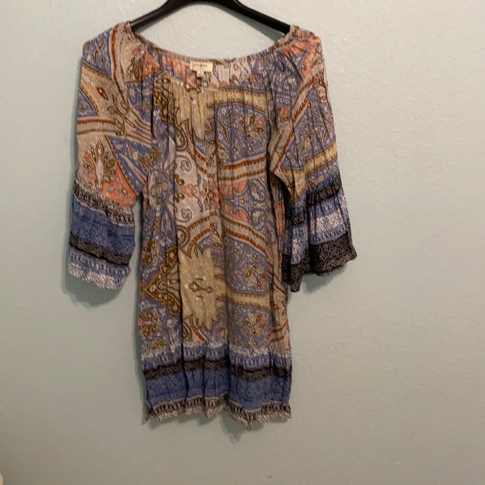 Ruffled patterned Umgee dress